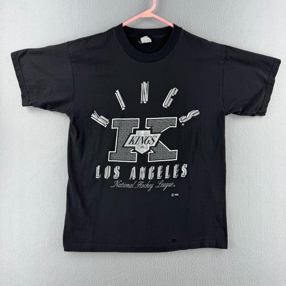 Vintage Los Angeles Kings T Shirt Mens Large (Fits Medium) 90s Made in USA